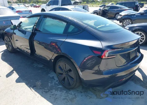 2025 Tesla Model 3 Long Range Rear-Wheel Drive из США, поврежденный, VIN 5YJ3E1EA0SF037334